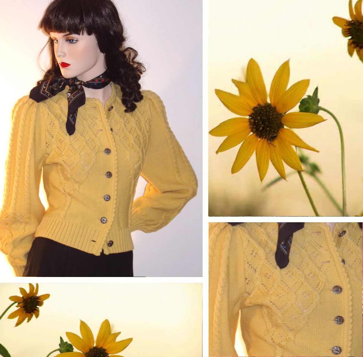 Trachtenstrickjacke Damen Dirndljacke MERINO SCHURWOLLE Gelb Trachtenstrickjacke Damen Dirndljacke MERINO SCHURWOLLE Gelb