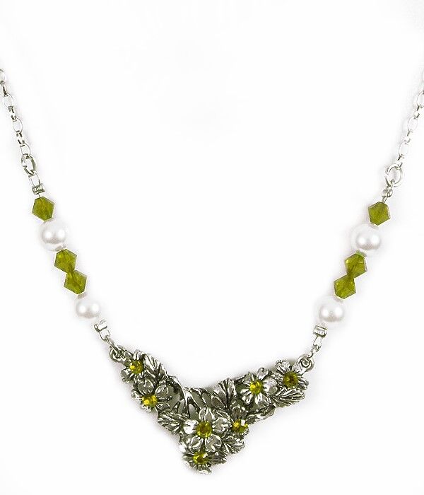 Trachtenkette Filigranornament + Perle Trachtenkette Filigranornament + Perle