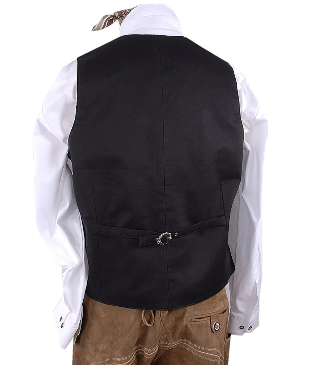 Trachtenweste Herren Samtweste Gilet Samt Braun bestickt Trachtenweste Herren Samtweste Gilet Samt Braun bestickt