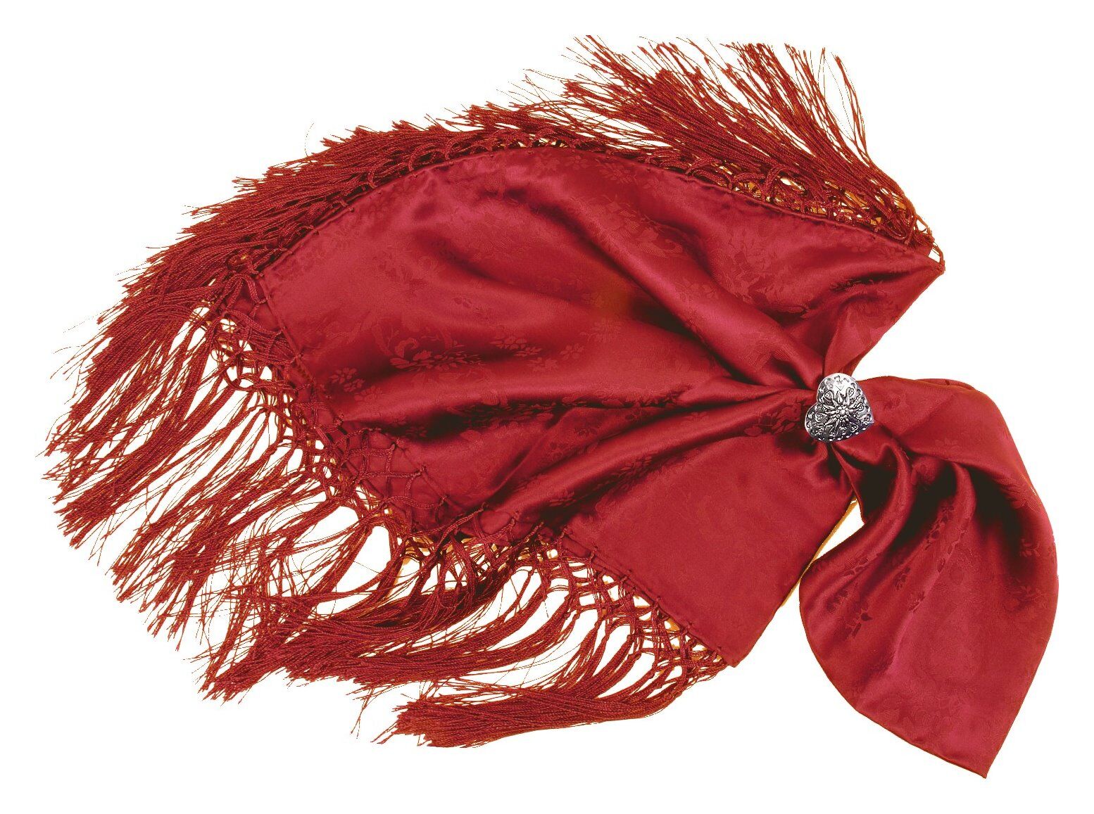 Trachtentuch Dirndltuch Seidentuch 100% Seide Silk Scarf
