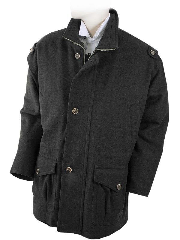 Parka Herren Jagdjacke Winterjacke Grün + Anthrazit Parka Herren Jagdjacke Winterjacke Grün + Anthrazit
