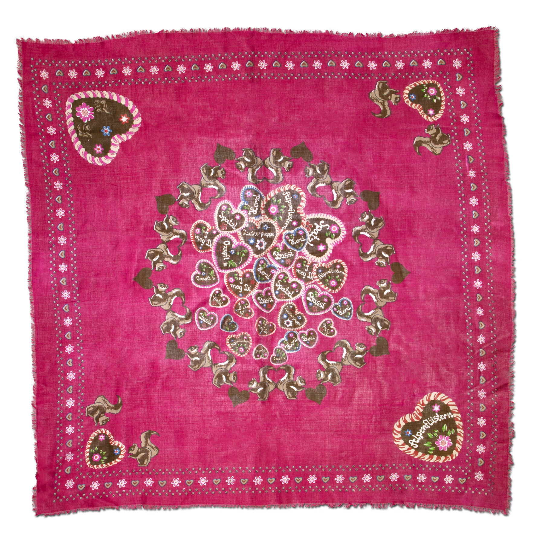 Trachtenhalstuch Schultertuch Herz Spatzl Trachtenhalstuch Schultertuch Herz Spatzl