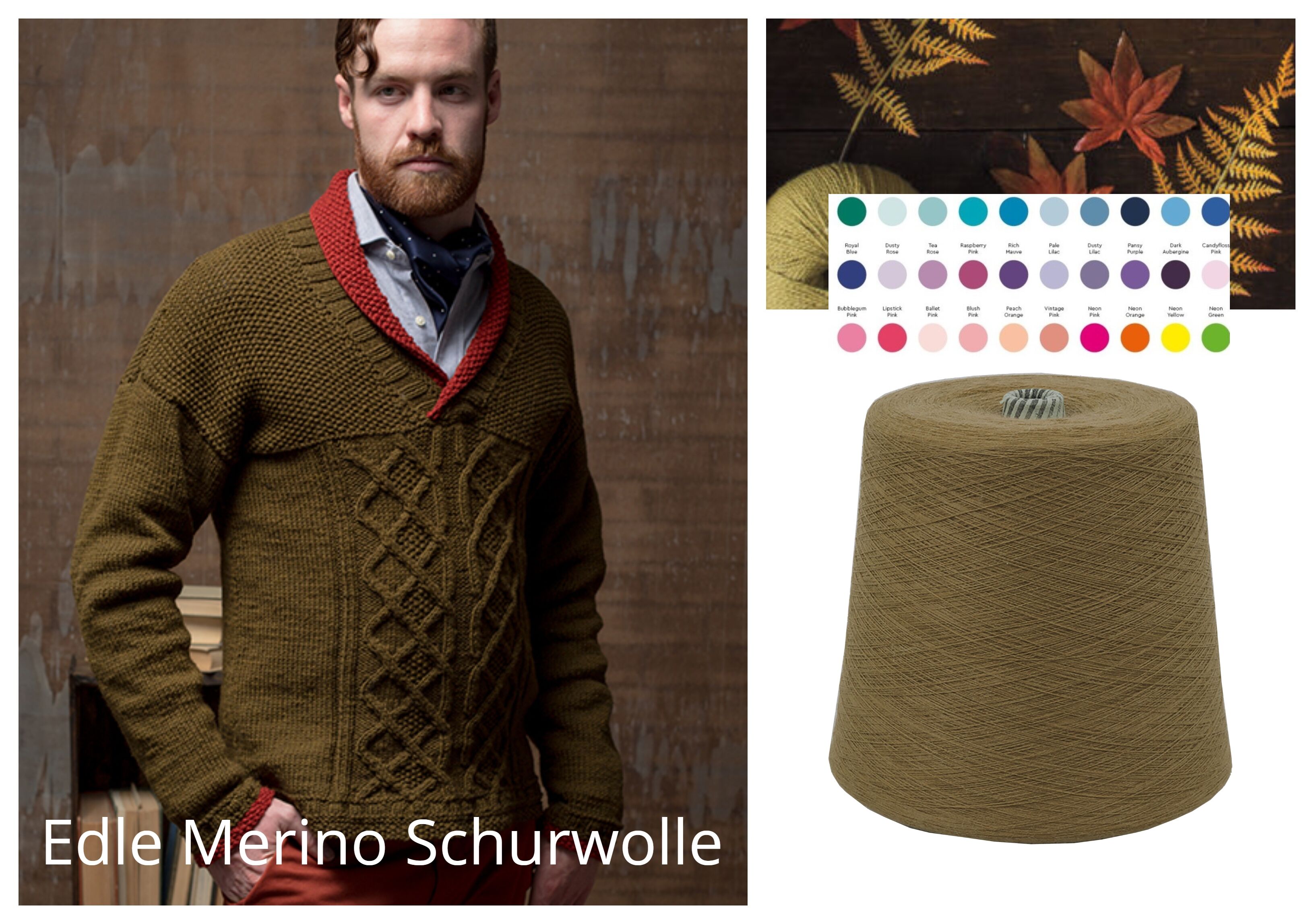 WOLLE zum STRICKEN MERINO-SCHURWOLLE 1 KG Konen/1000 Gramm Braun Seestern WOLLE zum STRICKEN MERINO-SCHURWOLLE 1 KG Konen/1000 Gramm Braun Seestern