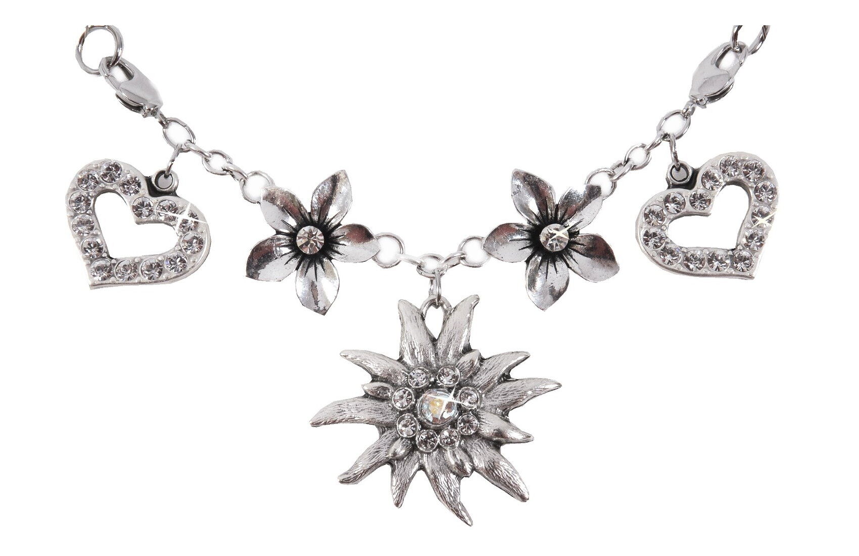Charivari Herz-Edelweiß Dirndlschmuck Charivari Herz-Edelweiß Dirndlschmuck
