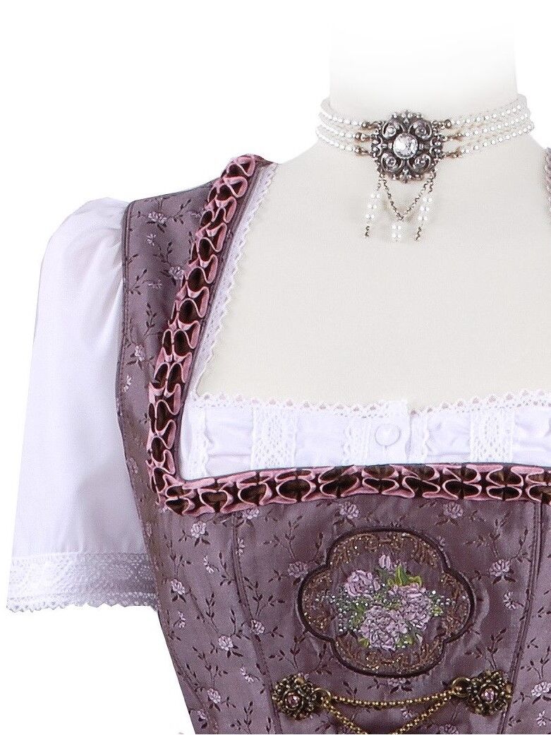 Dirndlbluse Damen Carré-Ausschnitt Kurzarm Biesen + Spitze Weiß Dirndlbluse Damen Carré-Ausschnitt Kurzarm Biesen + Spitze Weiß