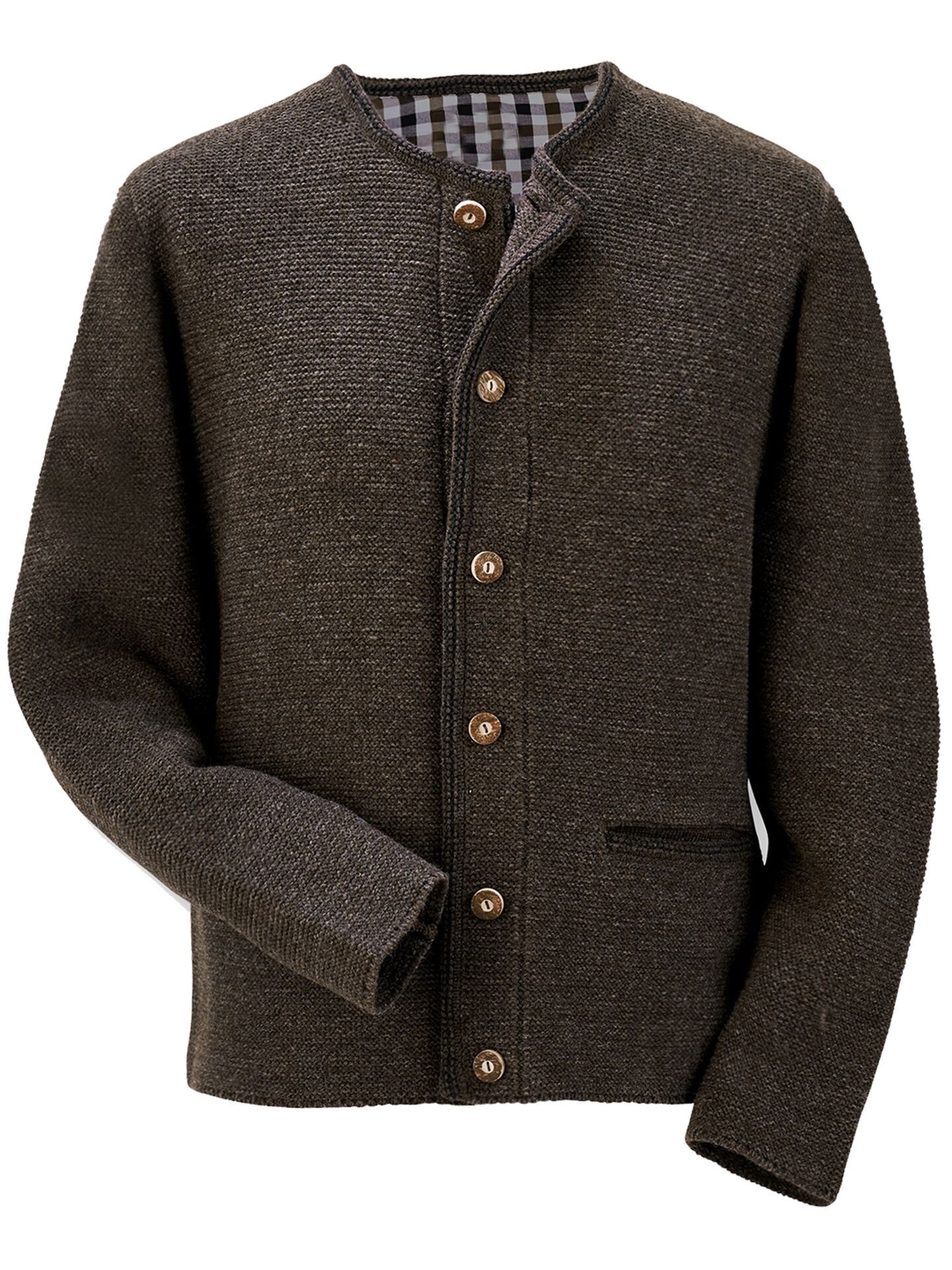 Trachten Strickjacke Herren Wolle
