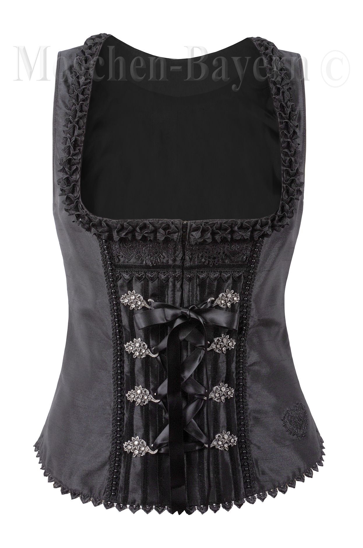 Edelnice Trachten Mieder Lotta - Leinen Korsage Gr. 32-50