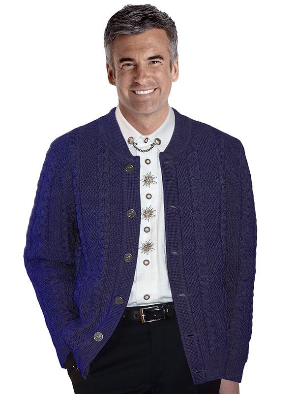 Trachtenjacke Herren - Strickjacke Für Oktoberfest & Wiesn
