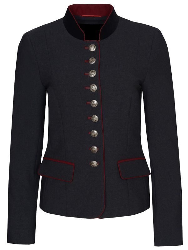 Trachtenjacke Damen Aus Veloursleder - Eleganter Janker Für Festliche Anlässe